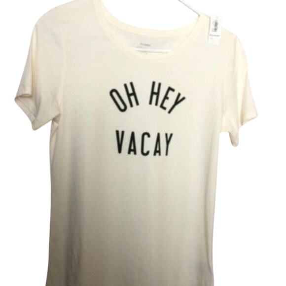 Old Navy ”OH Hey Vacay” Tee Size  S - Picture 1 of 8